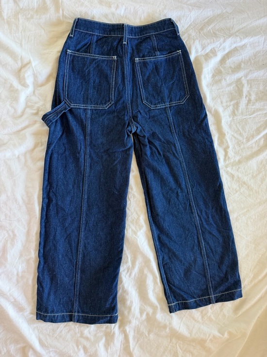 Back Beat Co. Relaxed Indigo  Utility Work Jeans size 6 - Picture 9 of 15